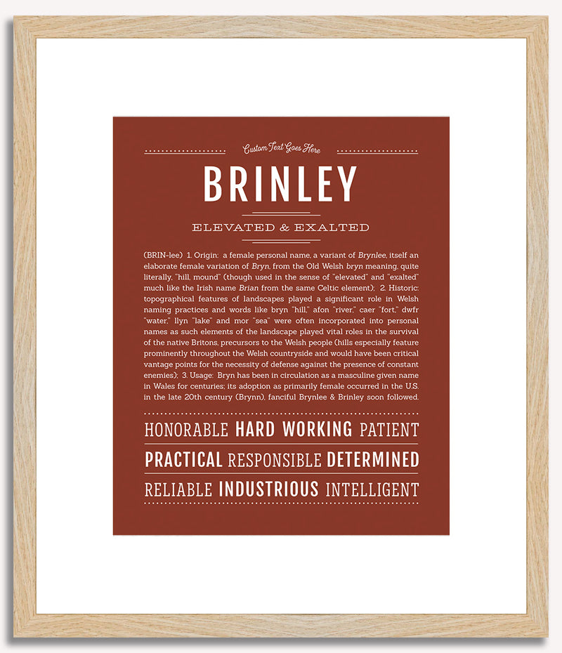 Brinley | Name Art Print