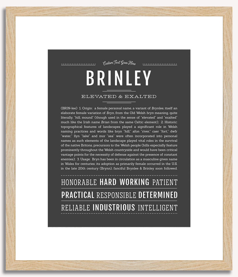 Brinley | Name Art Print