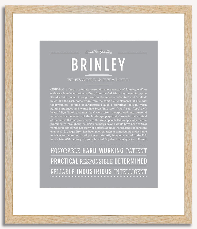 Brinley | Name Art Print