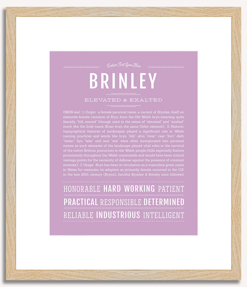 Brinley | Name Art Print