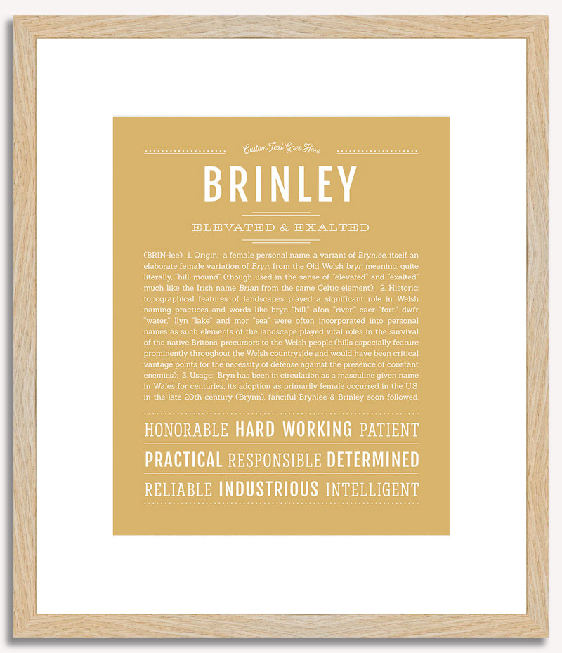 Brinley | Name Art Print