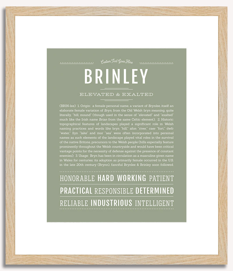 Brinley | Name Art Print