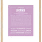 Brinn | Name Art Print