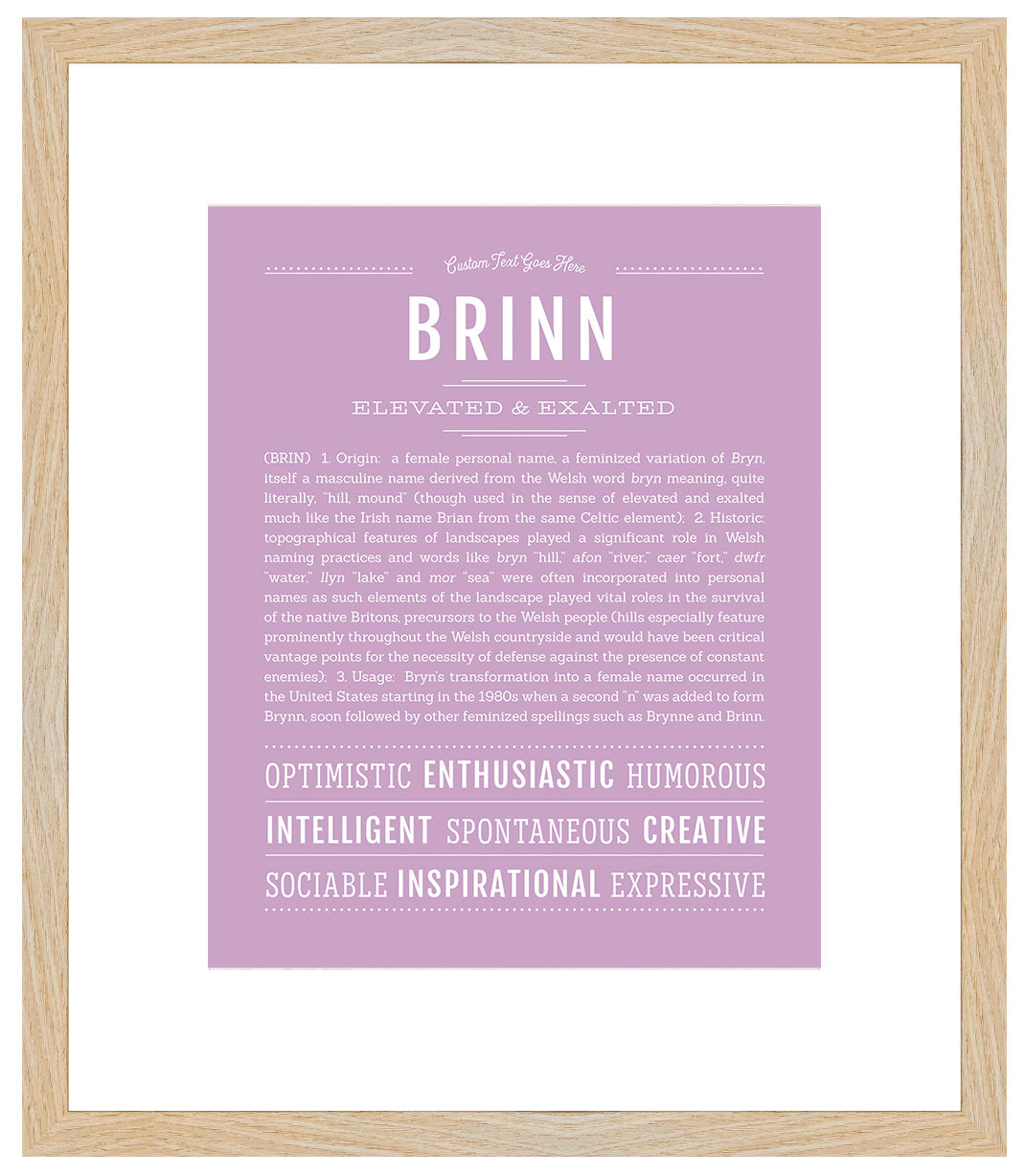 Brinn | Name Art Print