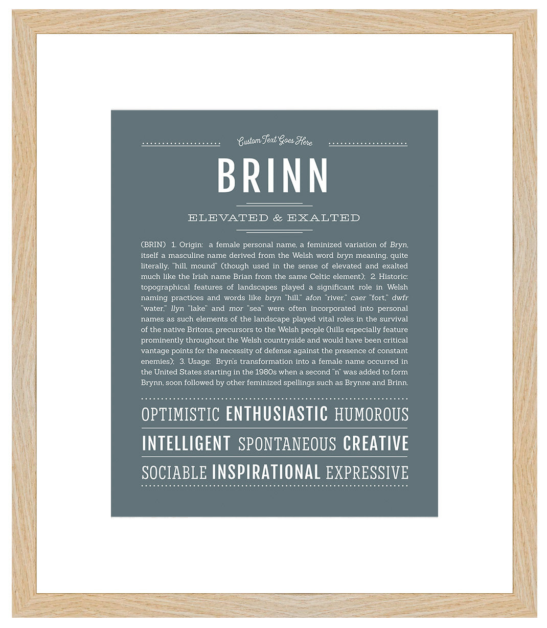 Brinn | Name Art Print