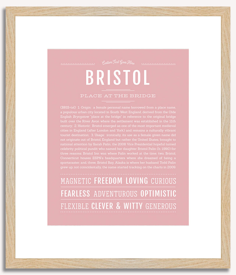 Bristol | Name Art Print