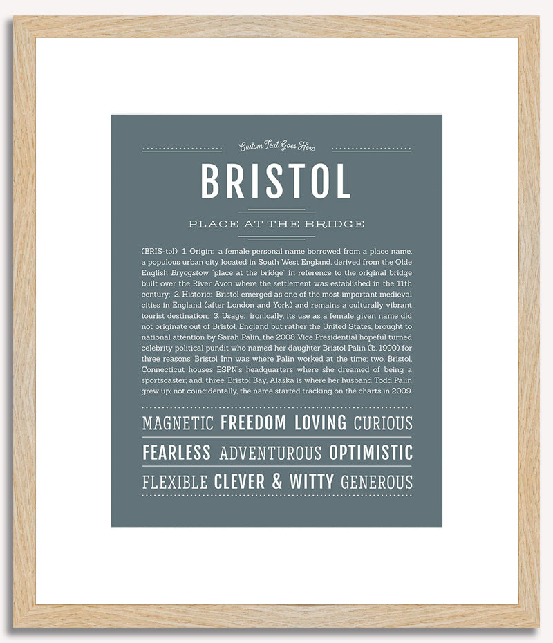 Bristol | Name Art Print