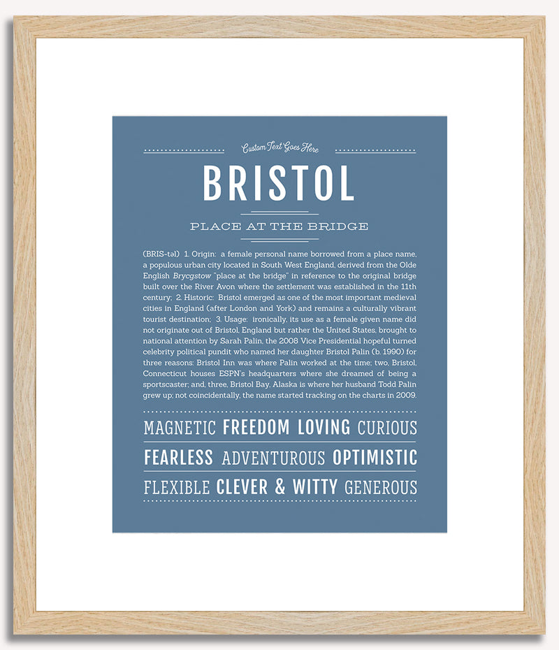 Bristol | Name Art Print