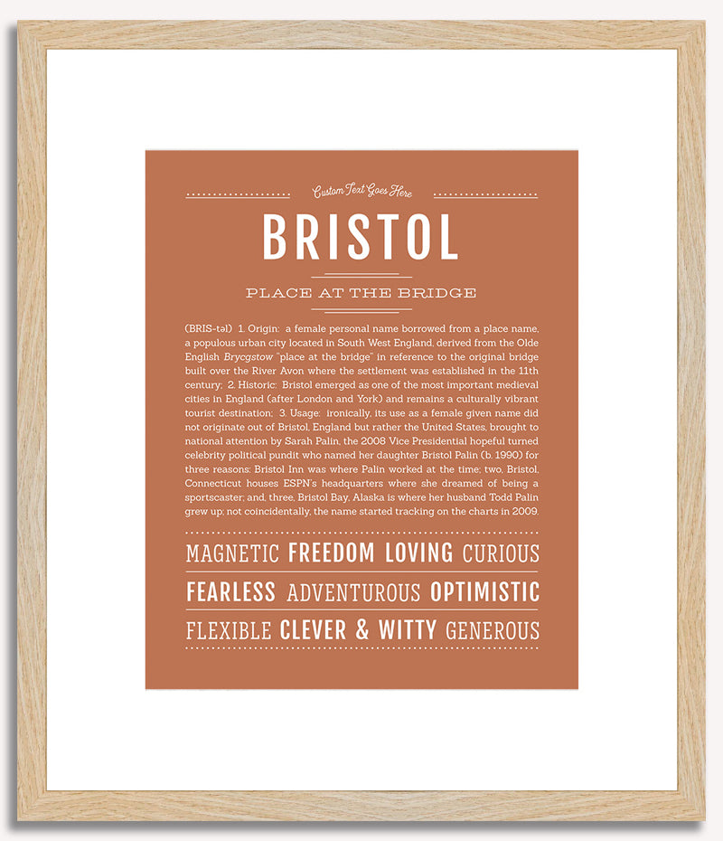 Bristol | Name Art Print