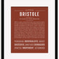 Bristole | Name Art Print