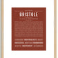 Bristole | Name Art Print
