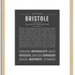 Bristole | Name Art Print