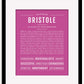 Bristole | Name Art Print