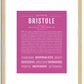 Bristole | Name Art Print