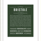 Bristole | Name Art Print