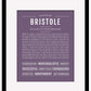Bristole | Name Art Print