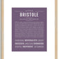 Bristole | Name Art Print