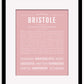 Bristole | Name Art Print