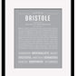 Bristole | Name Art Print