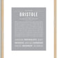 Bristole | Name Art Print