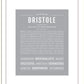 Bristole | Name Art Print