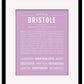 Bristole | Name Art Print