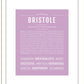 Bristole | Name Art Print