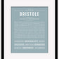 Bristole | Name Art Print
