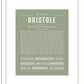 Bristole | Name Art Print