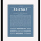 Bristole | Name Art Print