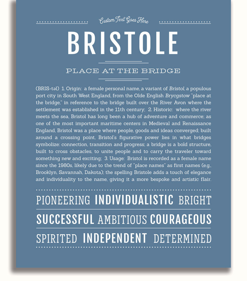 Frame Options | Steele Blue | White Frame, Matted