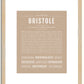 Bristole | Name Art Print