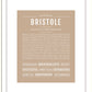 Bristole | Name Art Print