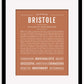 Bristole | Name Art Print