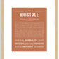 Bristole | Name Art Print