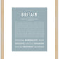 Britain (female) | Name Art Print