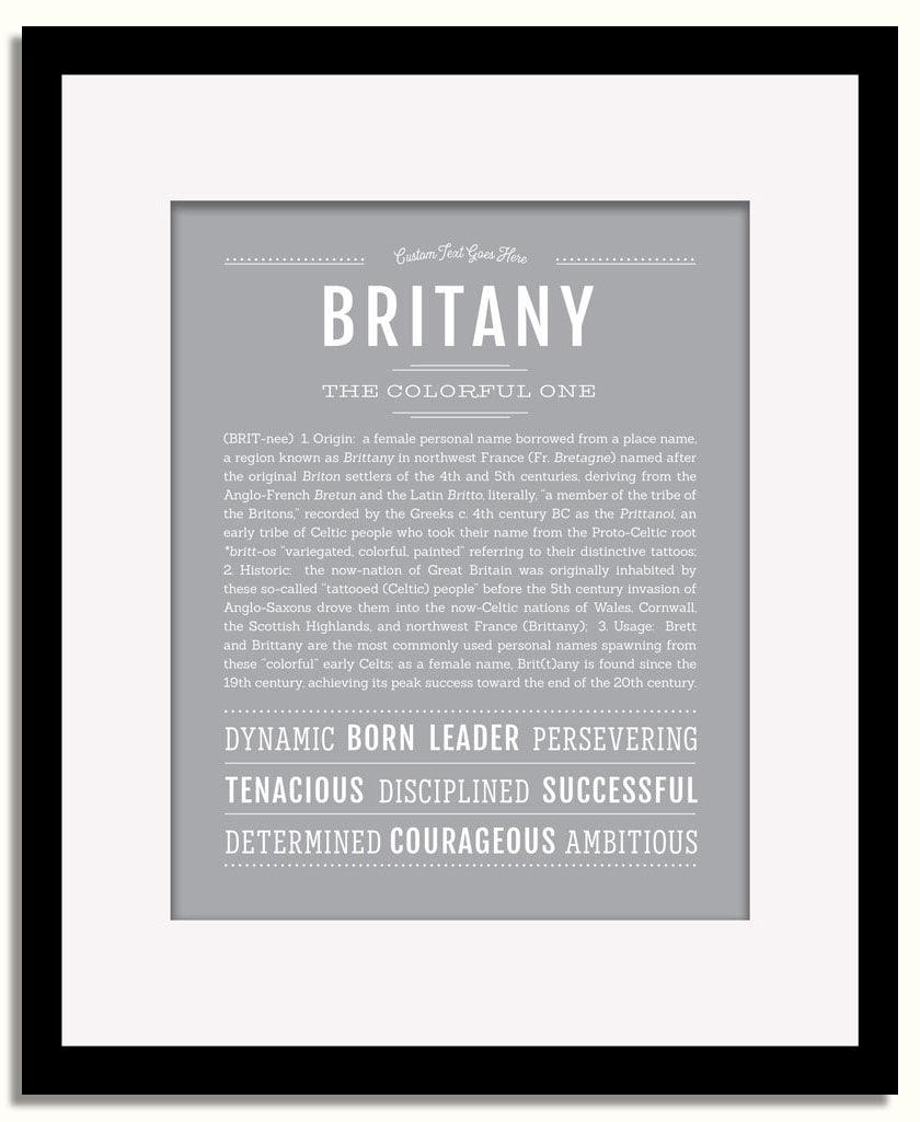 Frame Options | Sage | Black Frame, Matted