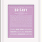 Frame Options | Lilac | White Frame, Matted