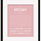 Frame Options | Dusty Rose | Black Frame, Matted