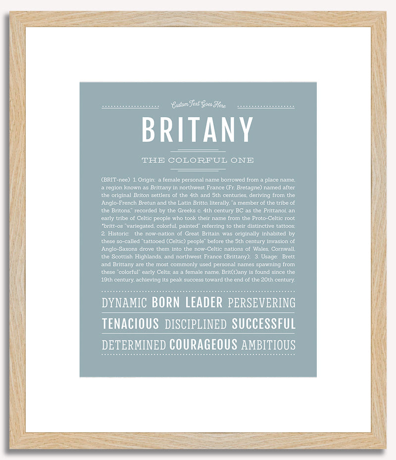 Britany | Name Art Print