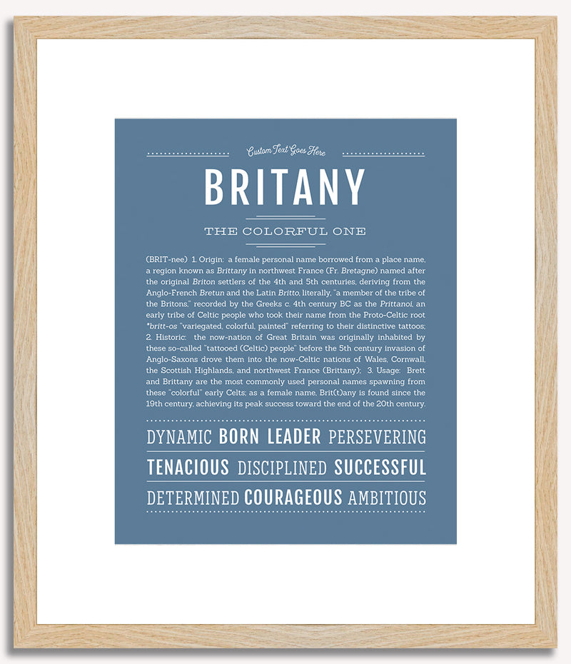 Britany | Name Art Print