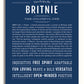 Frame Options | Midnight Blue | White Frame, Matted