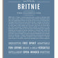 Frame Options | Steele Blue | White Frame, Matted
