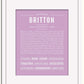 Frame Options | Lilac | White Frame, Matted