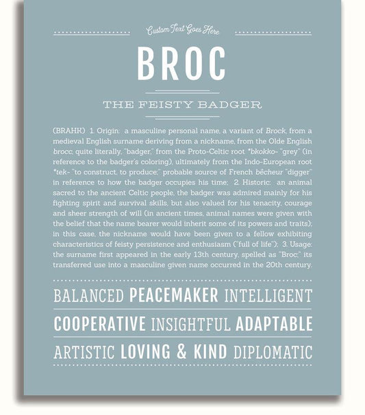 Frame Options | Powder Blue | No Frame