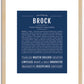 Brock | Name Art Print