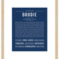 Brodie | Name Art Print