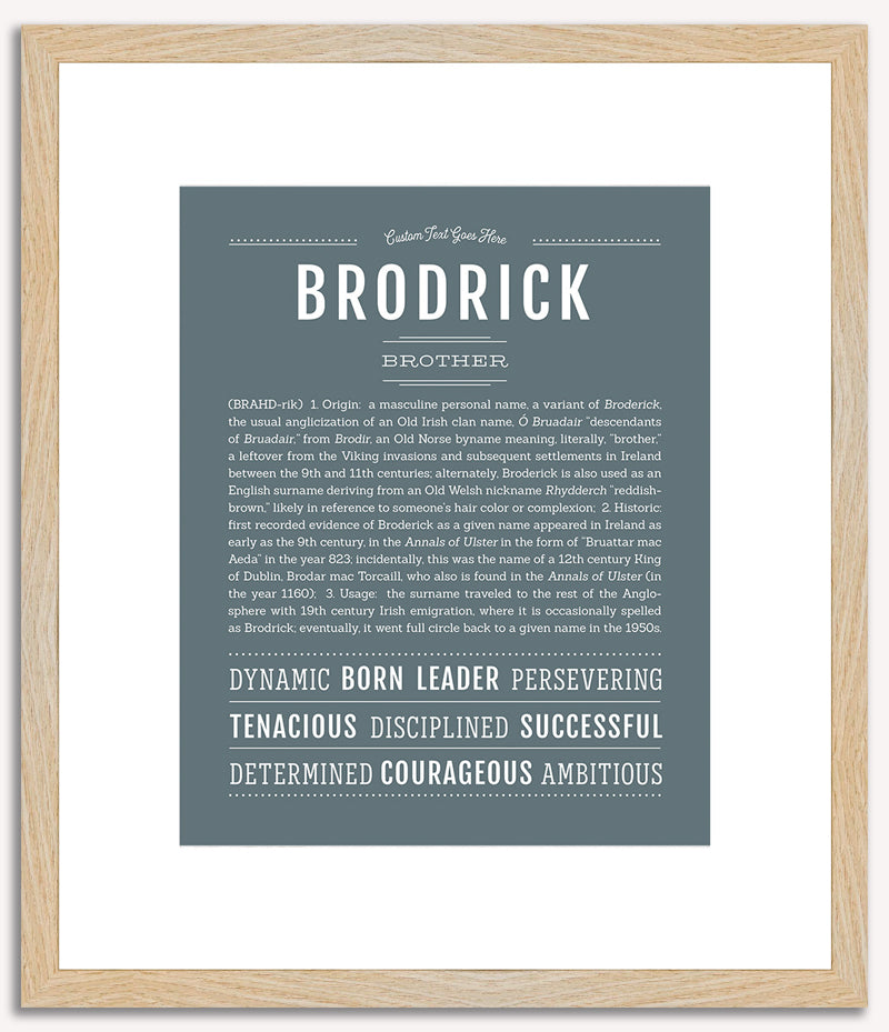 Brodrick | Name Art Print