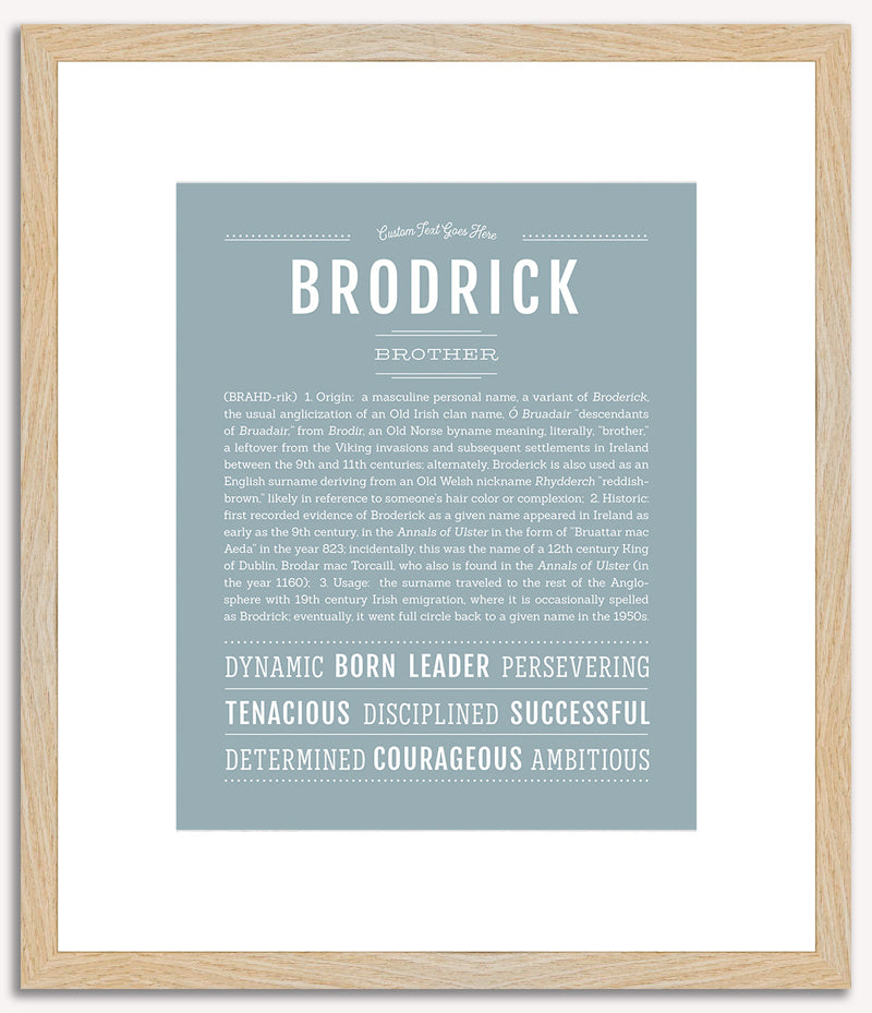 Brodrick | Name Art Print