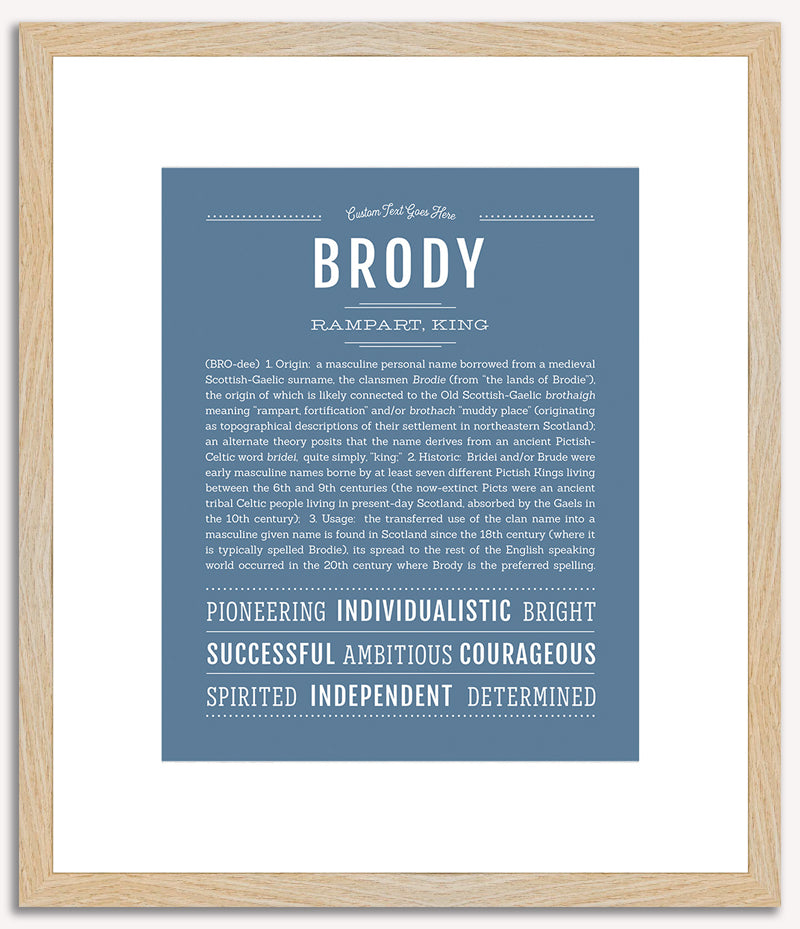 Brody | Name Art Print